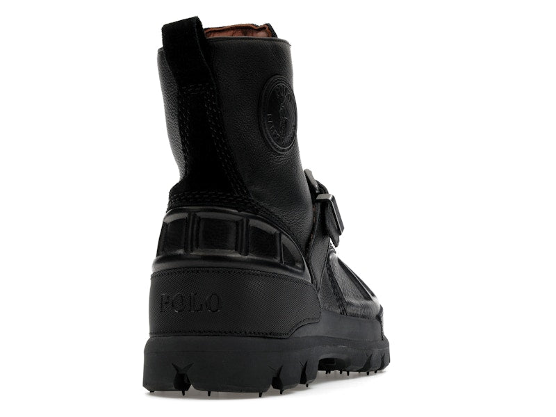 Polo Ralph Lauren Oslo High Oiled Leather Boot Black