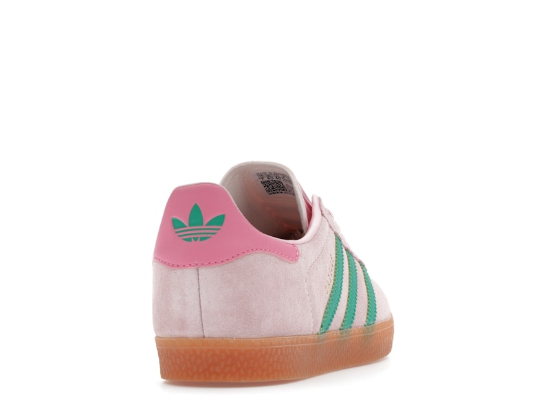 adidas Gazelle Clear Pink Court Green (GS)
