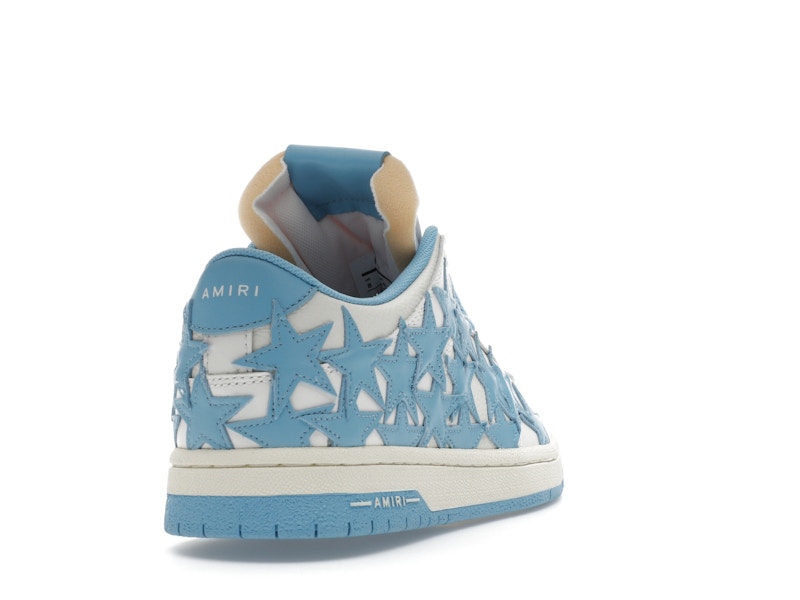 AMIRI Stars Low Top White Blue