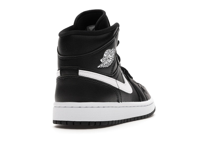 Jordan 1 Mid Black White (Women's)