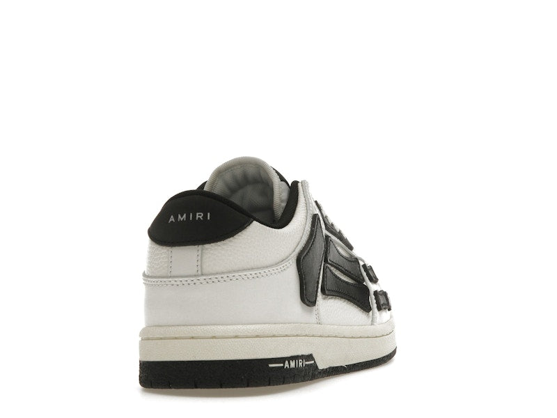 AMIRI Skel Top Low White Black White