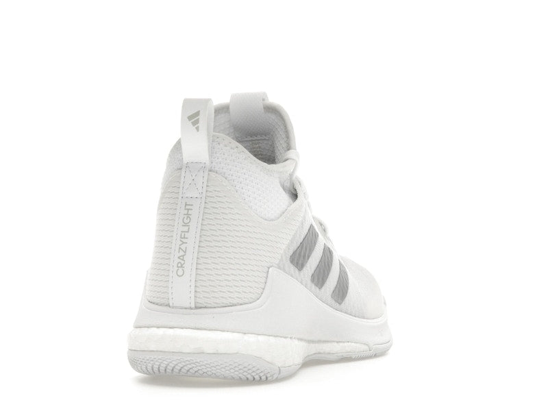adidas Crazyflight Mid Cloud White Silver Metallic Grey (Women's)