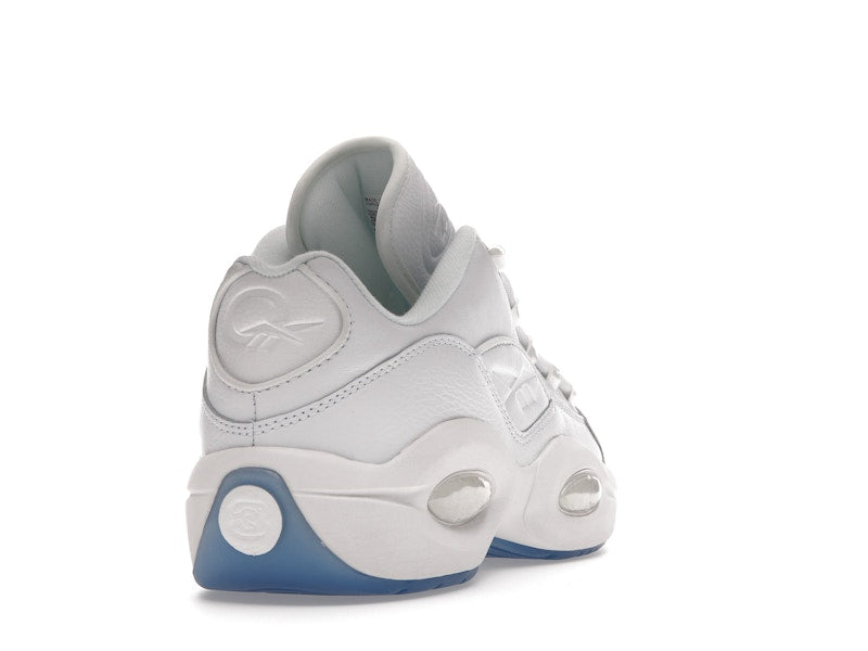 Reebok Question Low White Clear Blue Sole