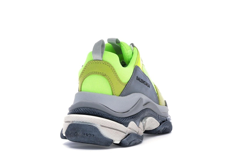 Balenciaga Triple S Neon Yellow (2018 Reissue)