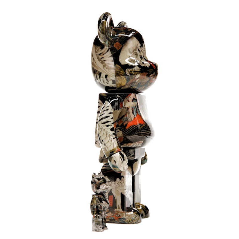 Bearbrick Utagawa Kuniyoshi (The Haunted Old Palace at Soma) 100% & 400% Set