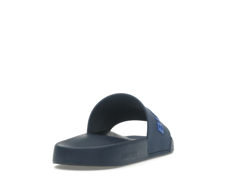 Burberry Embossed Logo Slide Blue
