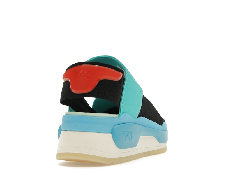 adidas Y-3 Hokori Sandal Black Mint Cyan