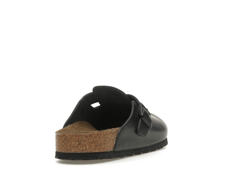Birkenstock Boston Natural Leather Black