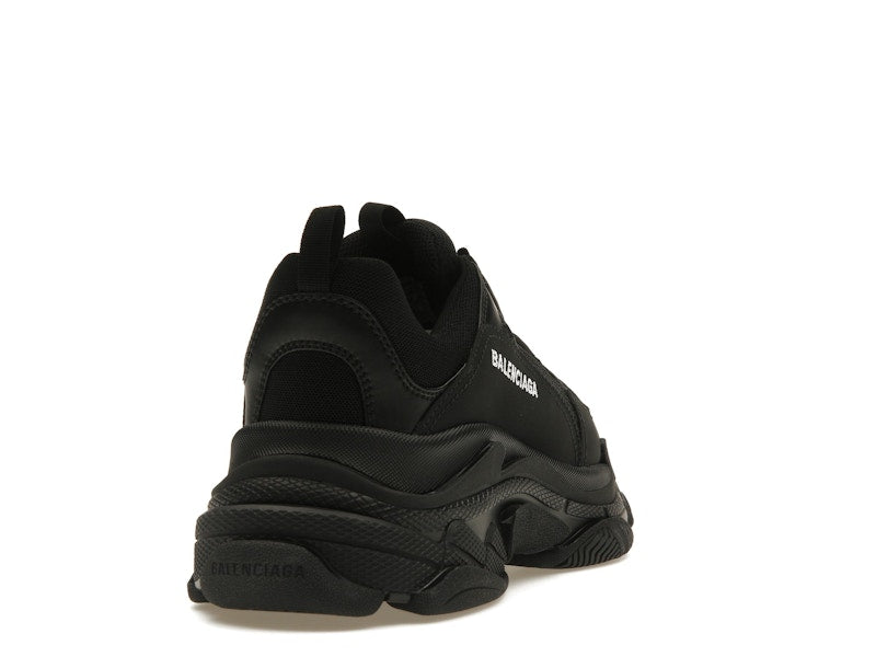 Balenciaga Triple S Black White Laces