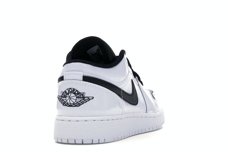 Jordan 1 Low White Black Patent (GS)