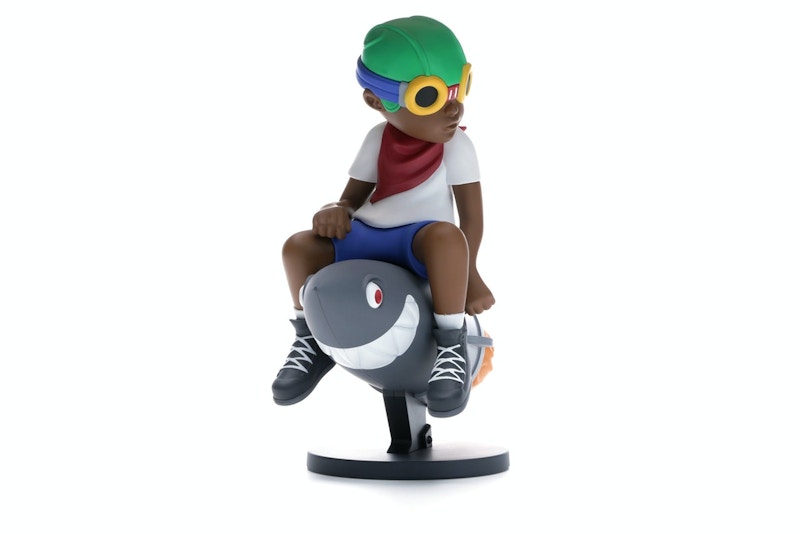Hebru Brantley x Billionaire Boys Club x Bait Beyond The Beyond Fly Boy Figure 9 Inches White/Multi