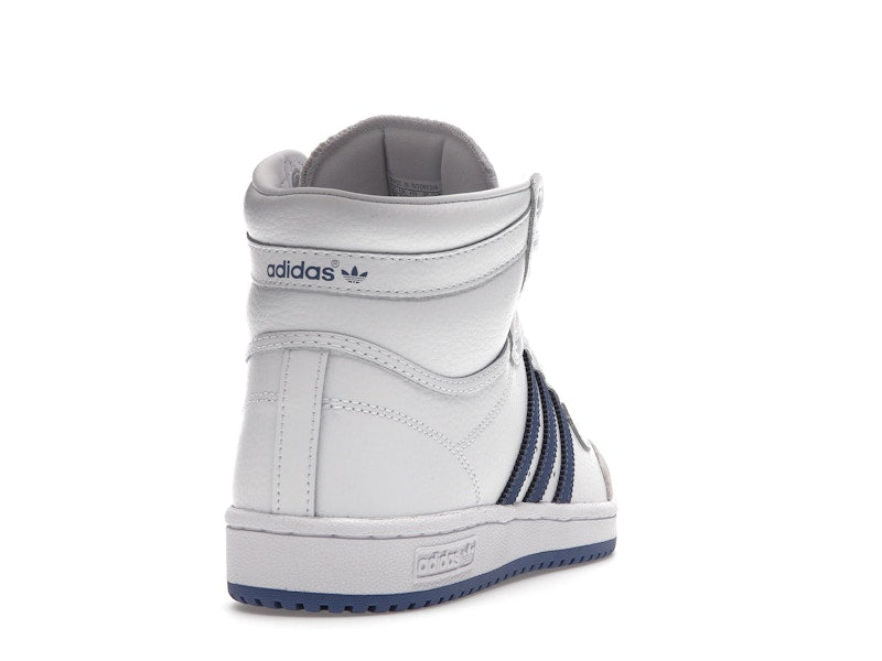 adidas Top Ten White Crew Blue