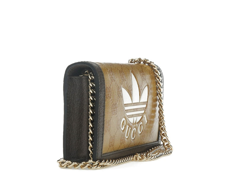 Gucci x adidas Wallet With Chain Beige/Brown