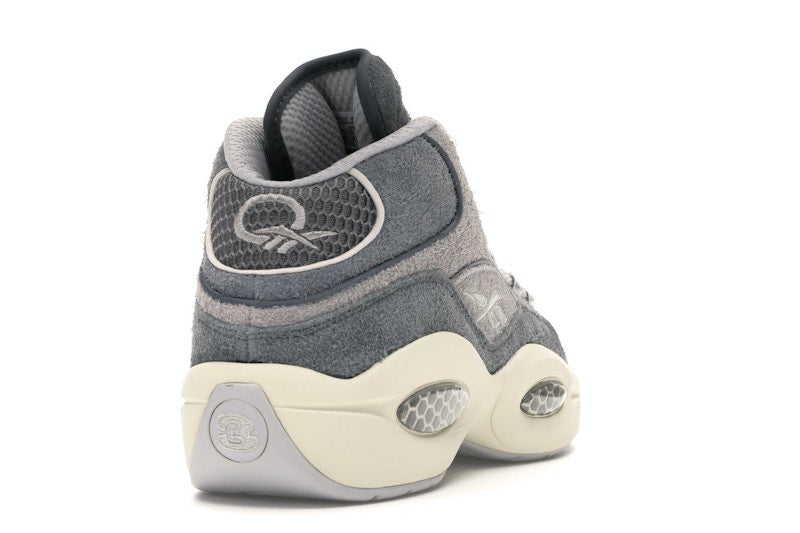 Reebok Question Mid Grey Suede