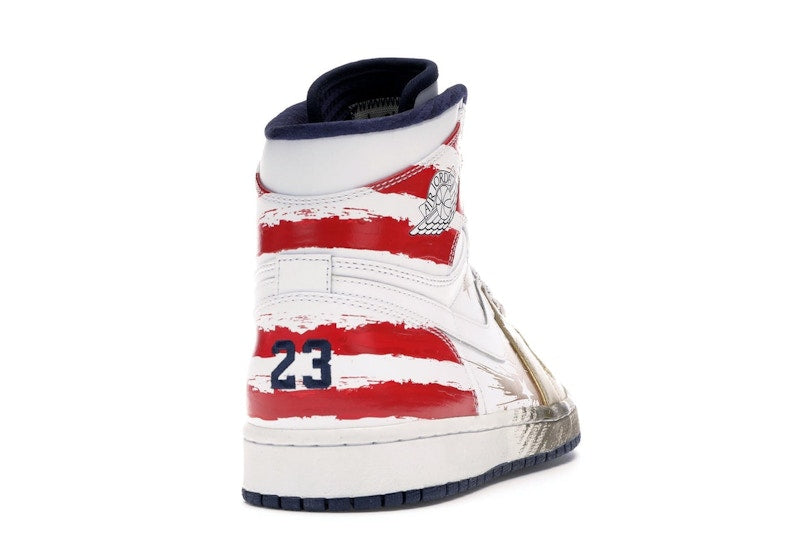 Jordan 1 Retro Dave White Wings For the Future Gold