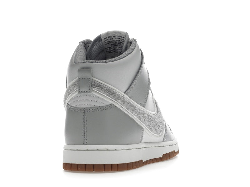 Nike Dunk High University Chenille Swoosh Light Smoke Grey