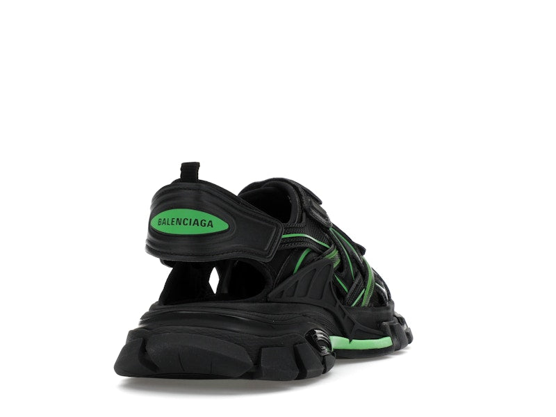 Balenciaga Track Sandal Black/Fluo Green