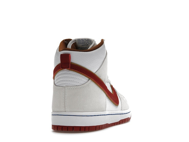 Nike SB Dunk High Sail Bright Crimson