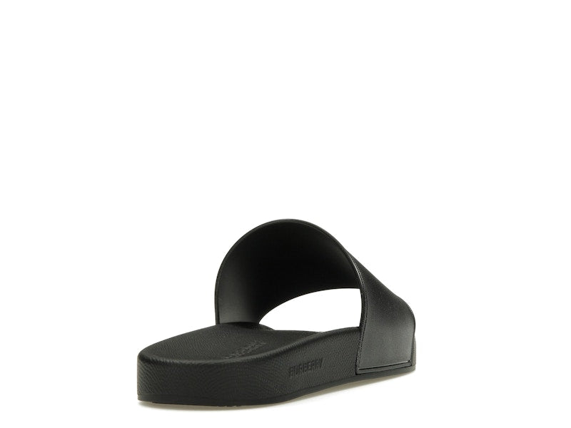 Burberry Check EKD Motif Slide Black