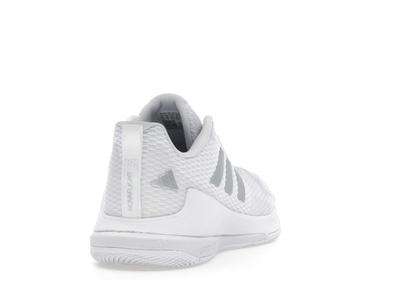 adidas Novaflight 2 Indoor Cloud White Silver Metallic (Women's)