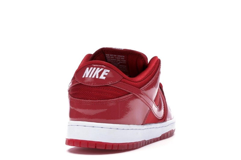 Nike SB Dunk Low Red Patent Leather