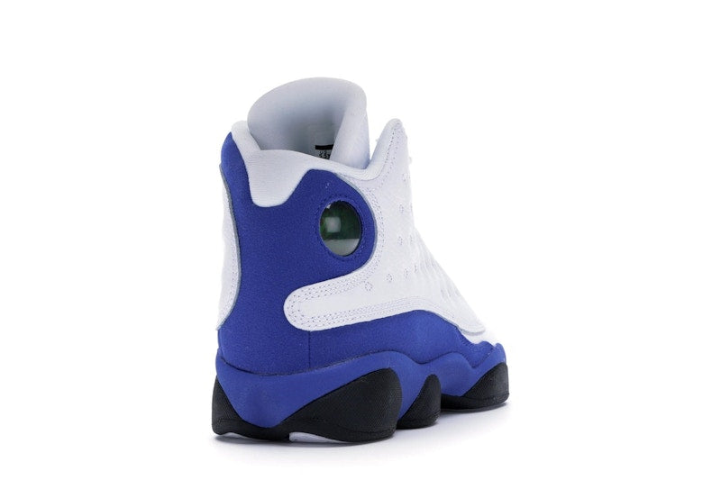 Jordan 13 Retro White Hyper Royal Black (GS)