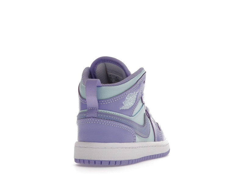 Jordan 1 Mid Purple Aqua (PS)