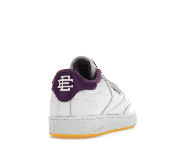 Reebok Club C 85 Eric Emanuel White Purple Yellow