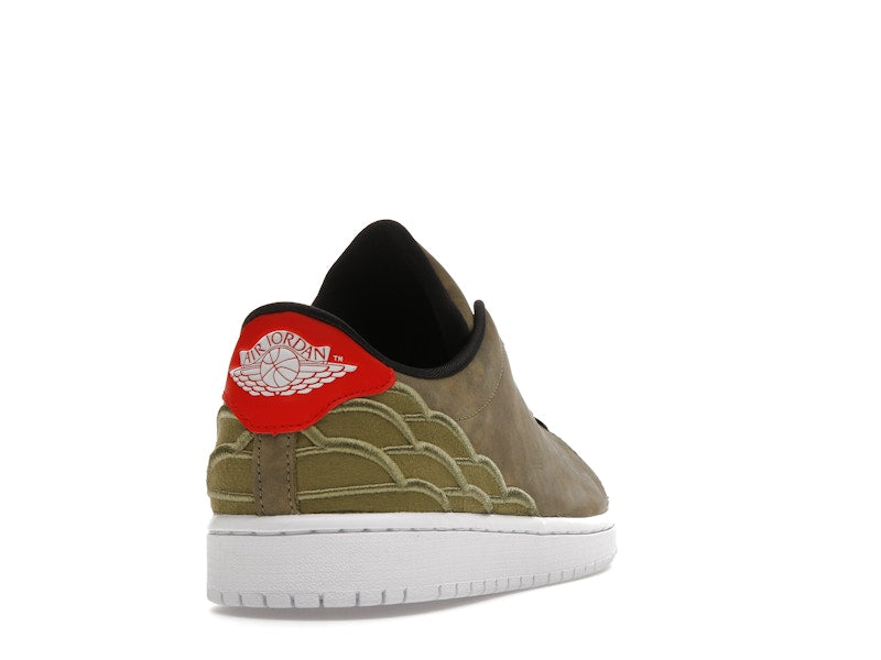 Jordan 1 Centre Court Oil Green