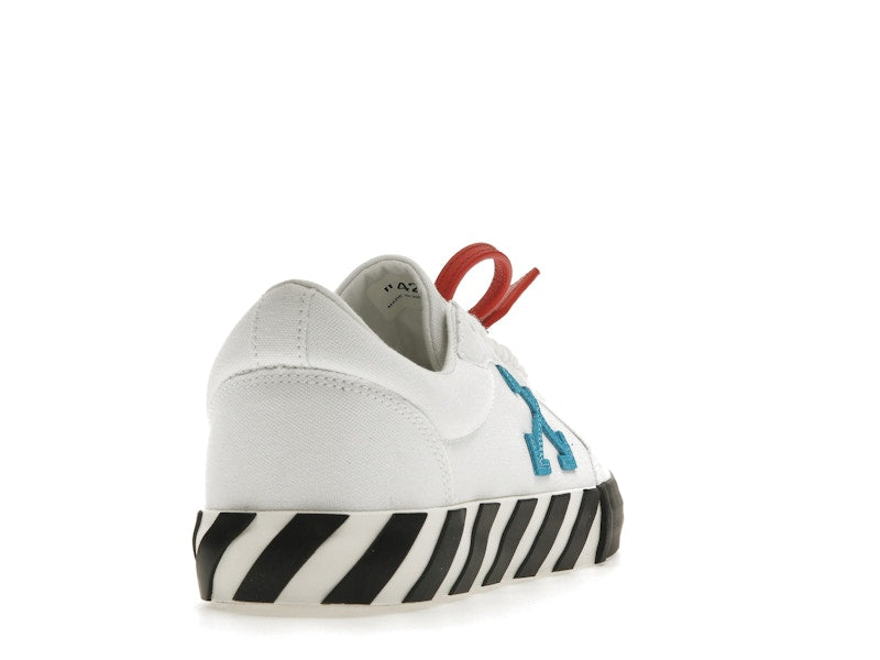 OFF-WHITE Vulcanized Low White Teal Canvas