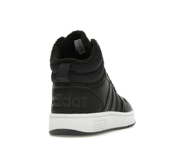 adidas Hoops 3.0 Mid Classic Fur Lining Winterized Core Black Cloud White