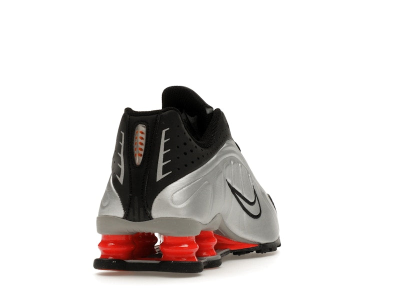 Nike Shox R4 Metallic Silver Black Picante Red (GS)