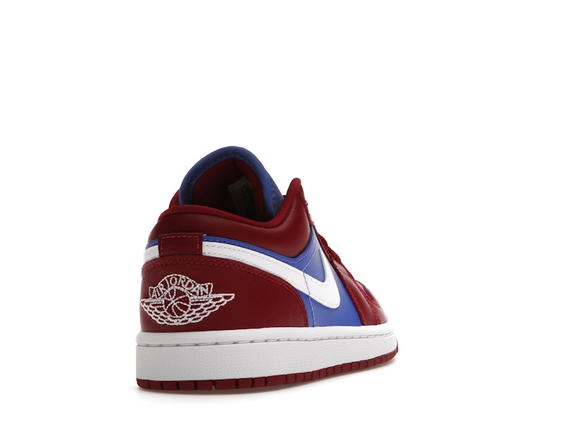 Jordan 1 Low Pomegranate Medium Blue (Women's)
