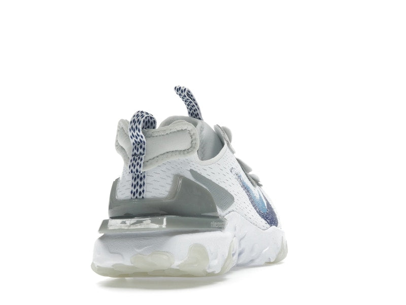 Nike React Vision White Double Blue Swoosh
