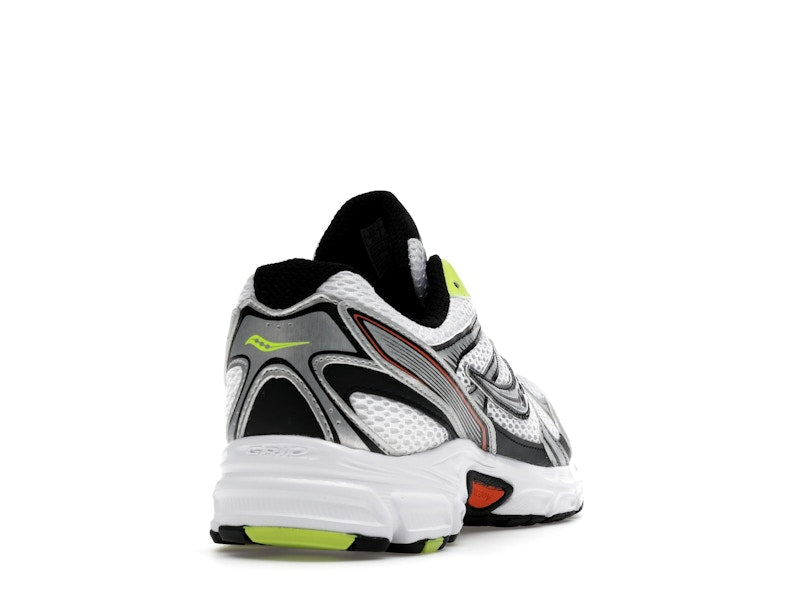 Saucony Grid Ride Millennium White Silver Lime Orange