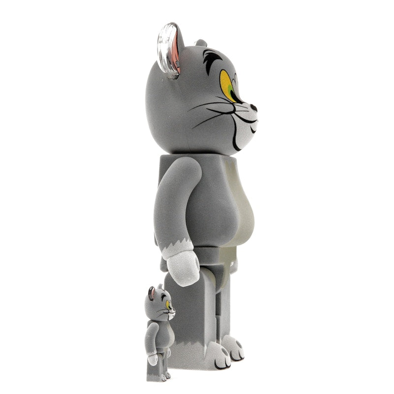 Bearbrick Tom and Jerry: Tom Flocky 100% & 400% Set