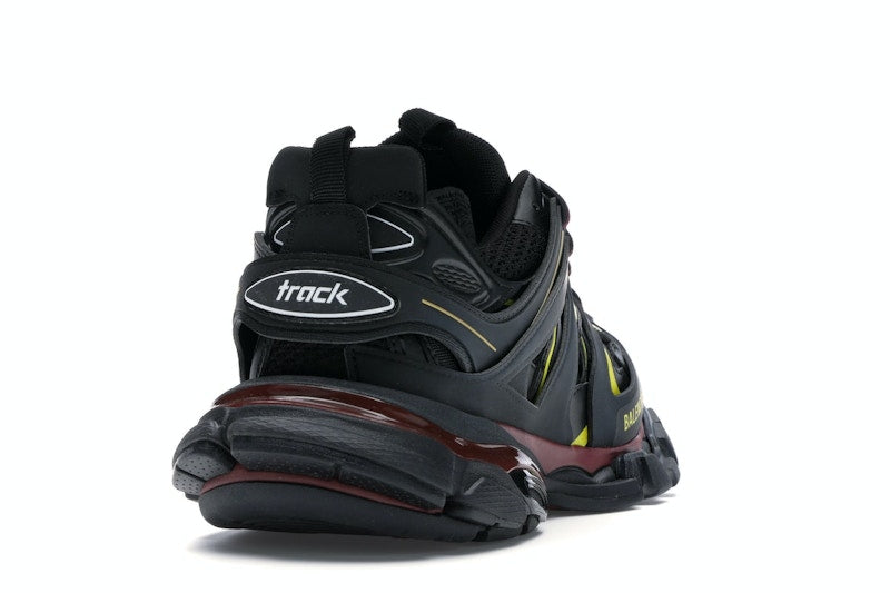 Balenciaga Track Trainers Black Bordeaux