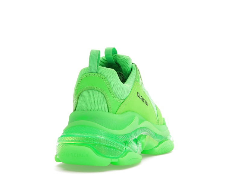 Balenciaga Triple S Neon Green Clear Sole