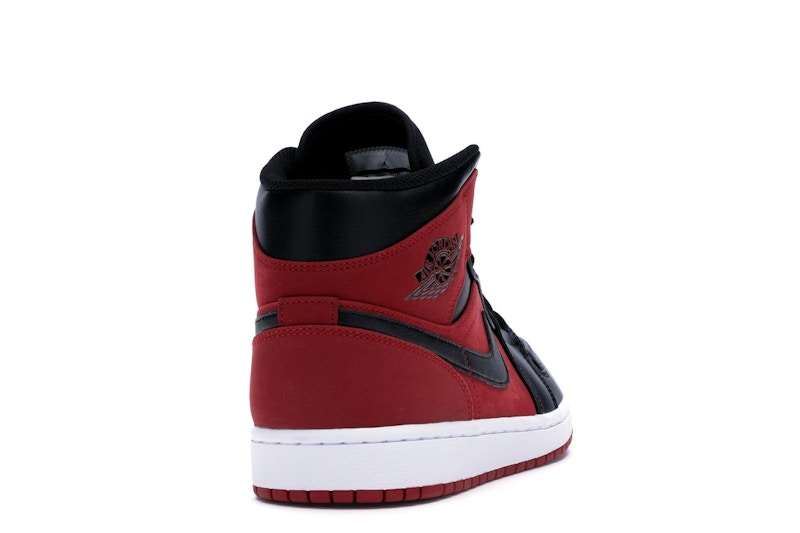 Jordan 1 Mid Gym Red Black