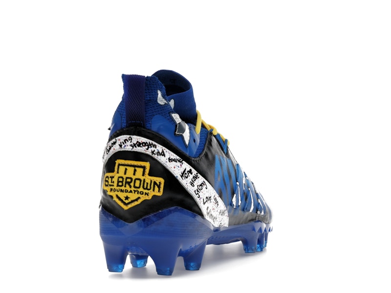 Amon-Ra St. Brown "My Cause My Cleats" Game-Worn, Signed Cleats & Jersey Bundle (Size 12)