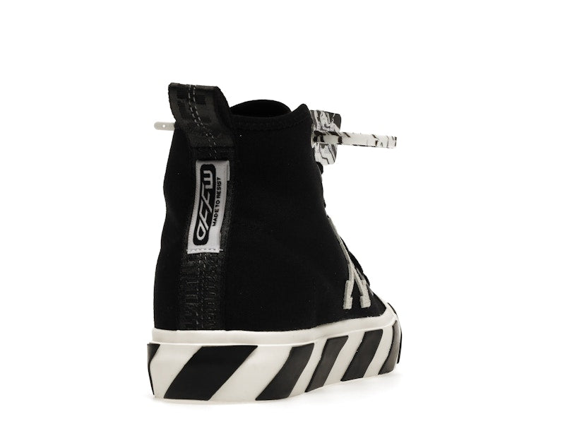 OFF-WHITE Vulcanized Mid Top Black White