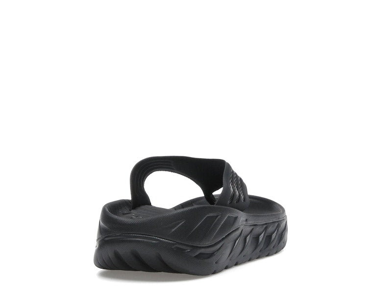 Hoka One One Ora Recovery Flip Black Dark Gull Grey