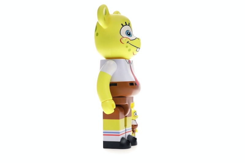 Bearbrick Spongebob 100% & 400% Set Yellow