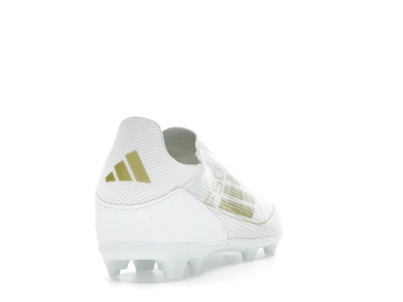 adidas F50 League Laceless Firm/Multi-Ground Cloud White Gold Metallic