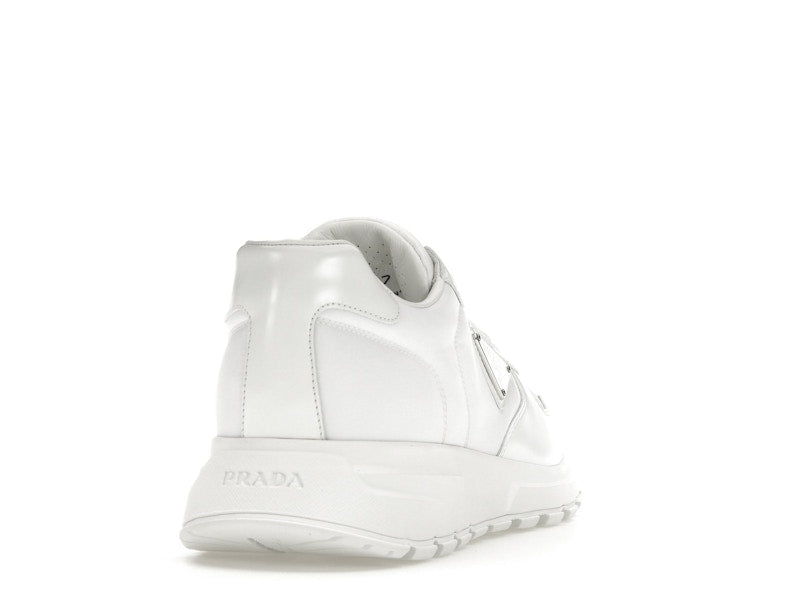 Prada PRAX 01 Sneakers Re-Nylon Brushed Leather White White