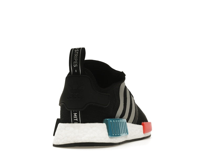 adidas NMD R1 Black Silver Solar Red