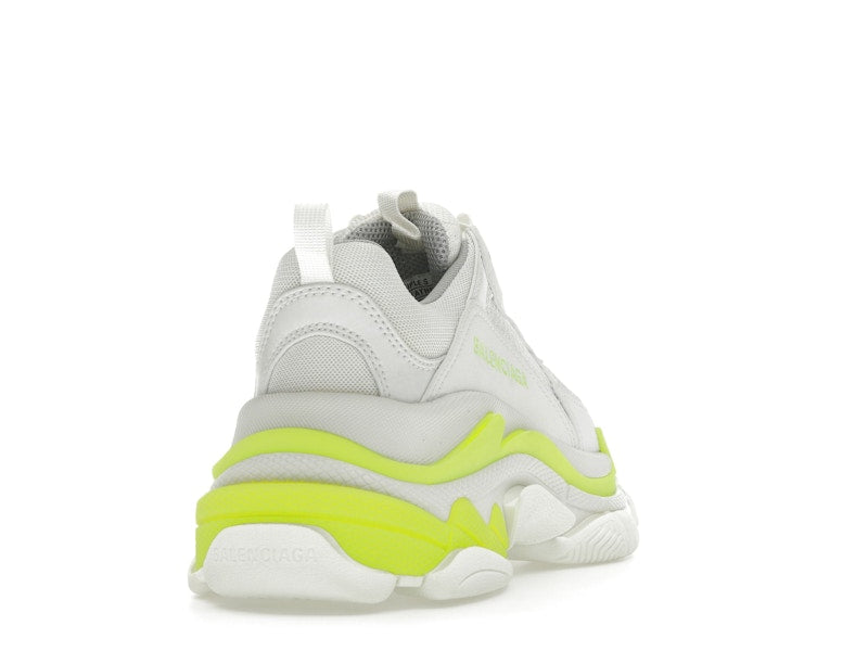 Balenciaga Triple S White Fluo Yellow (Women's)