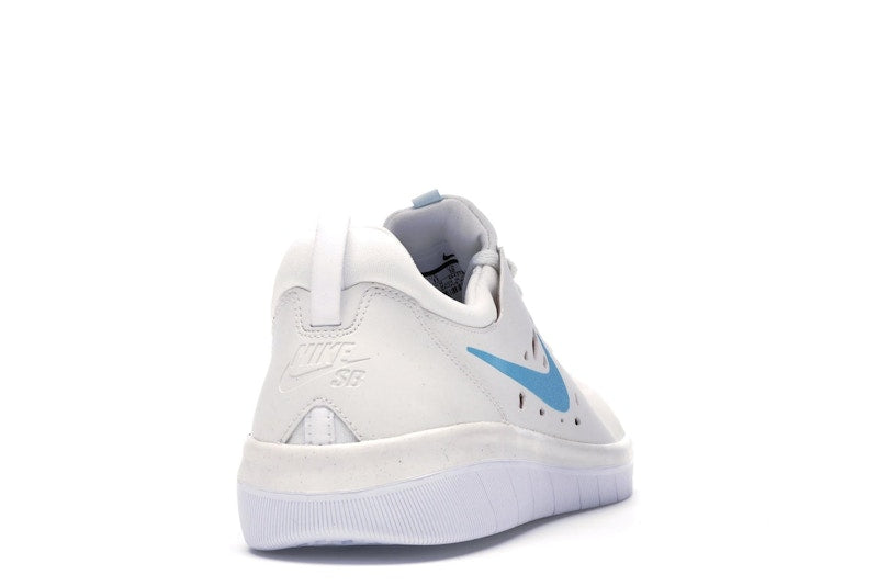 Nike SB Nyjah Summit White Light Blue Fury