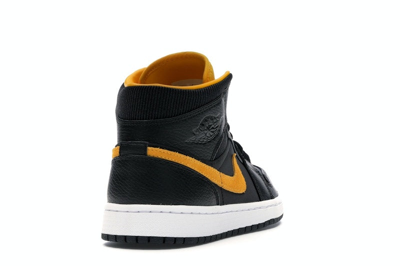 Jordan 1 Mid Black University Gold
