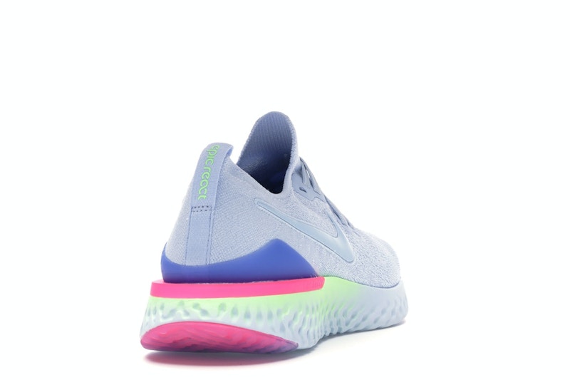 Nike Epic React Flyknit 2 Hydrogen Blue Sapphire Hyper Pink